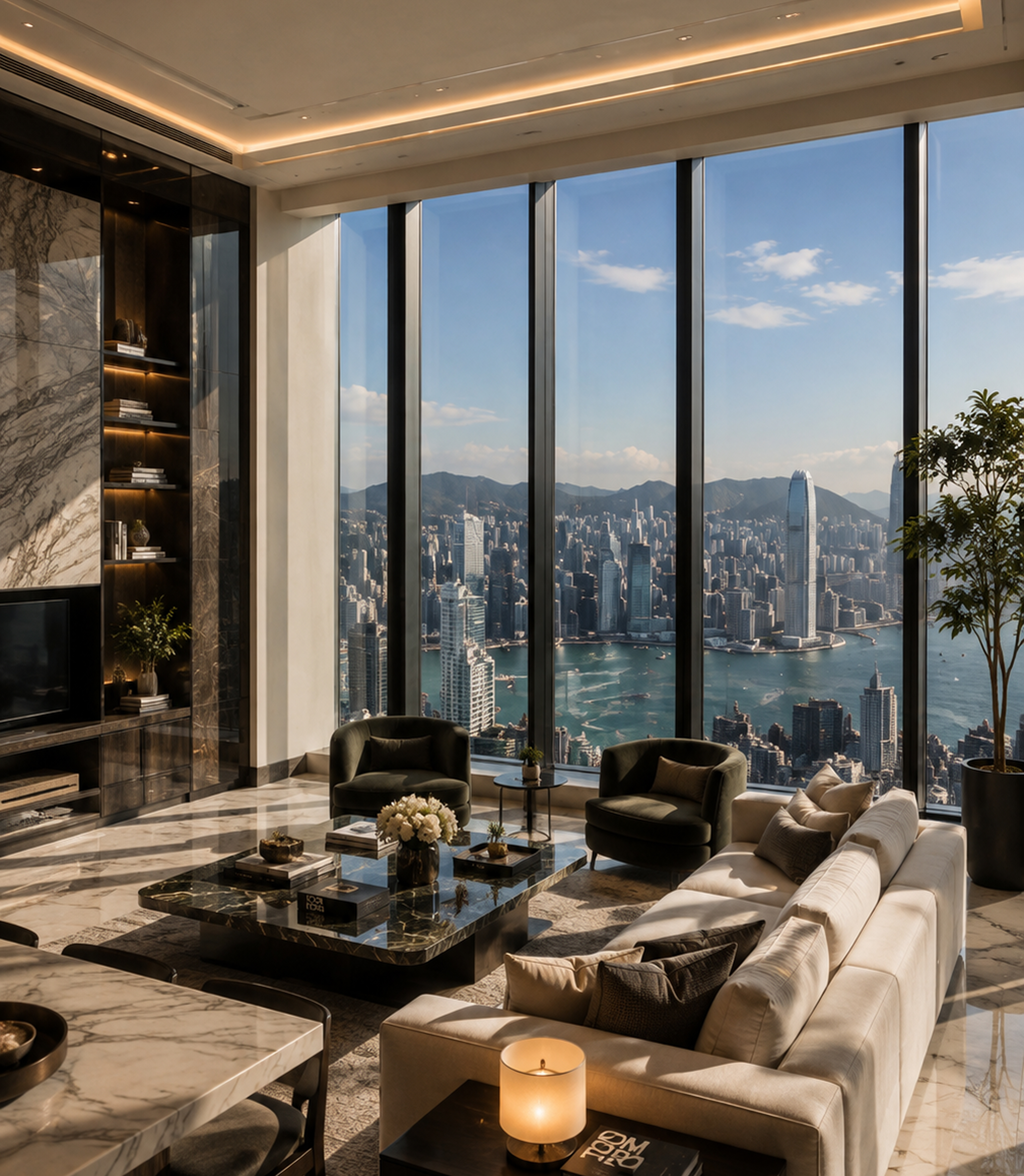 Luxury apartments in Hong Kong