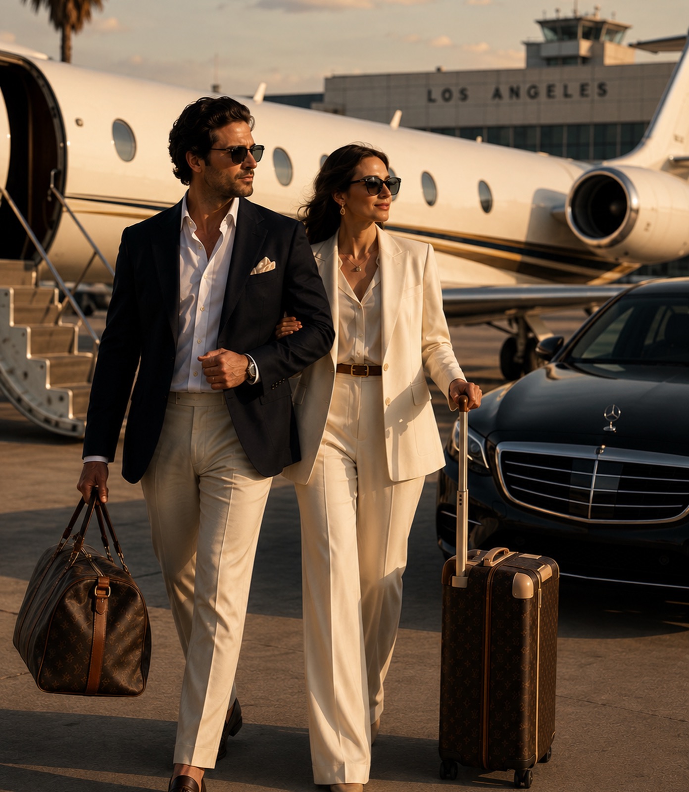 Private jet for rent in Los Angeles