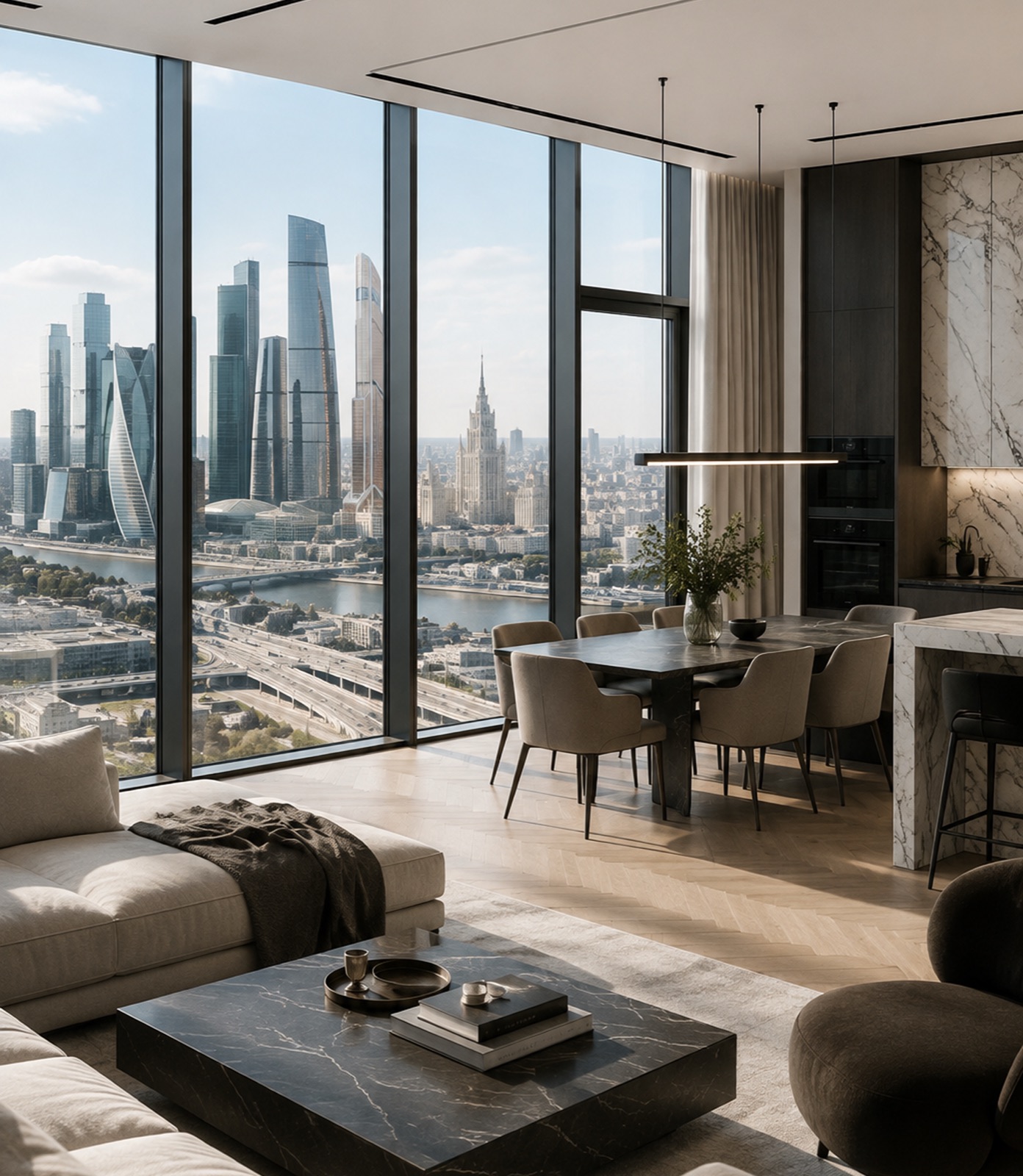 Luxury apartments in Moscow
