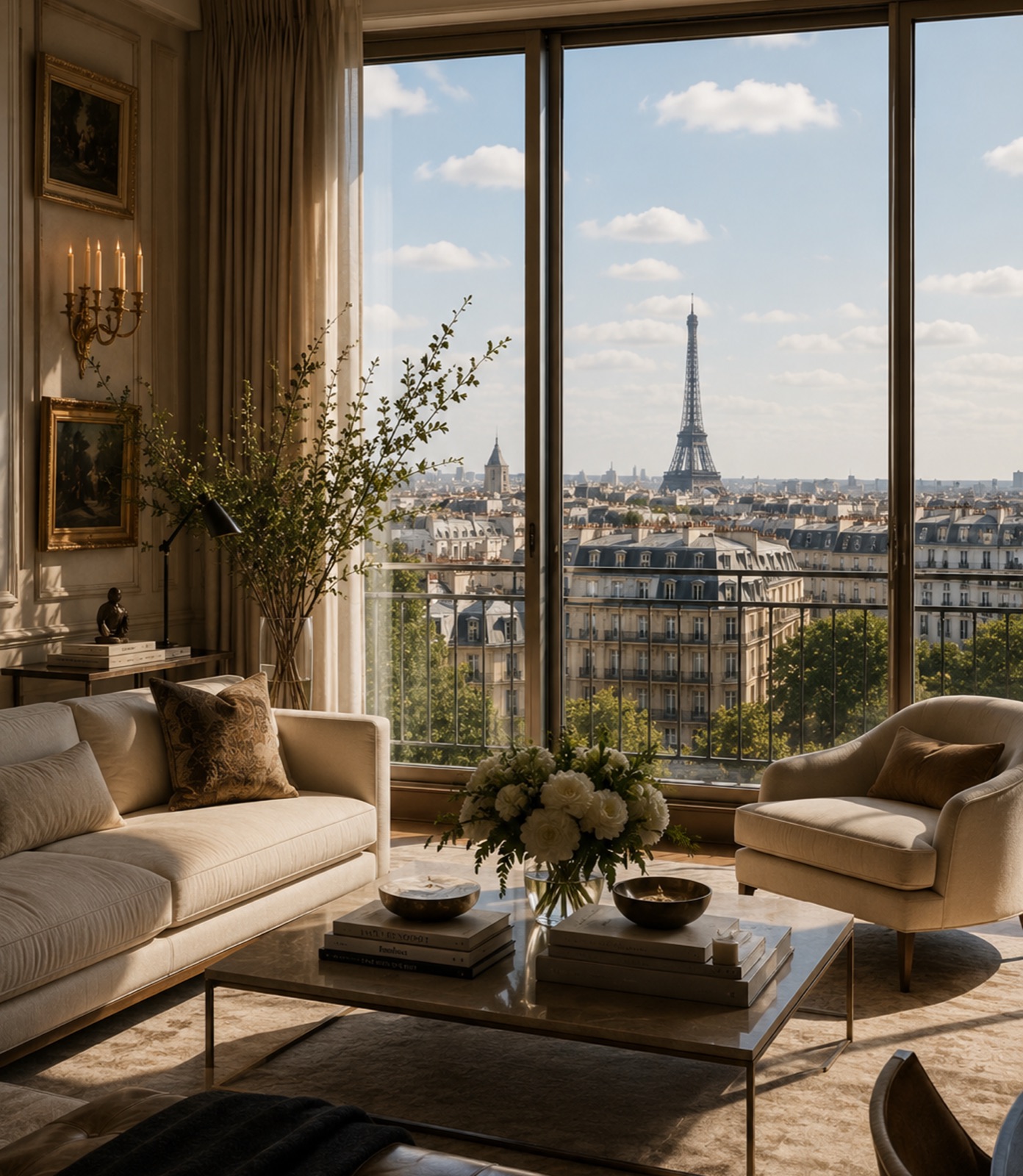 Luxury apartments in Paris