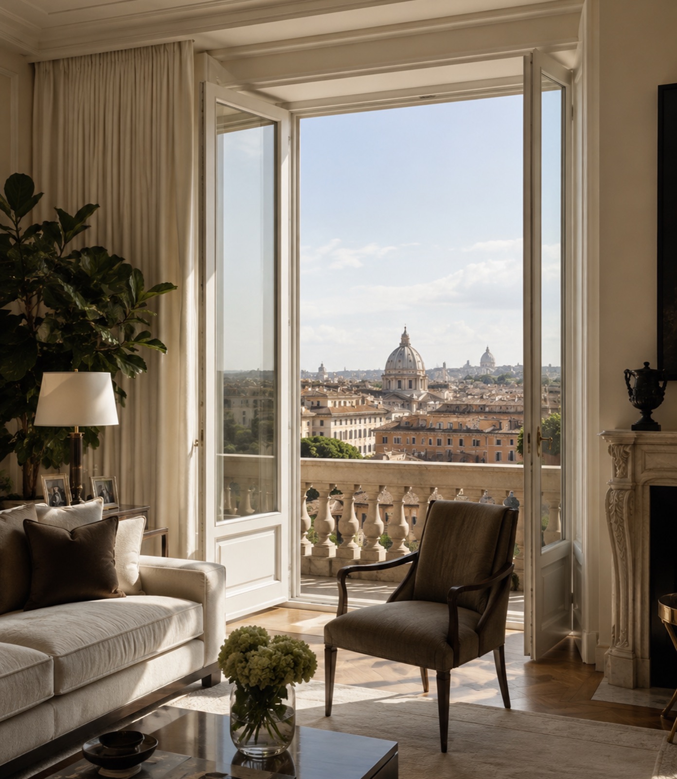 Luxury apartments in Rome