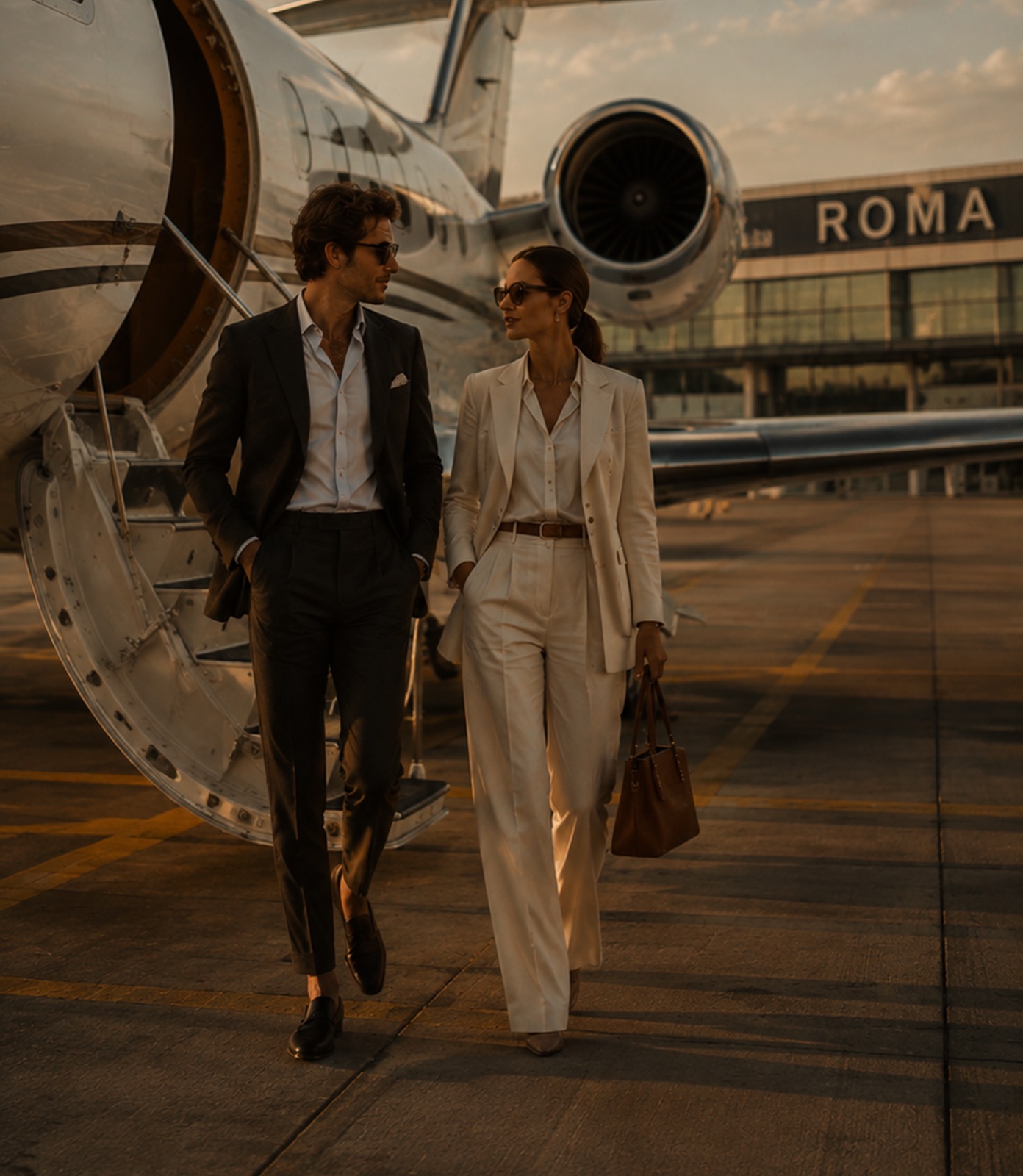 Private jet for rent in Rome