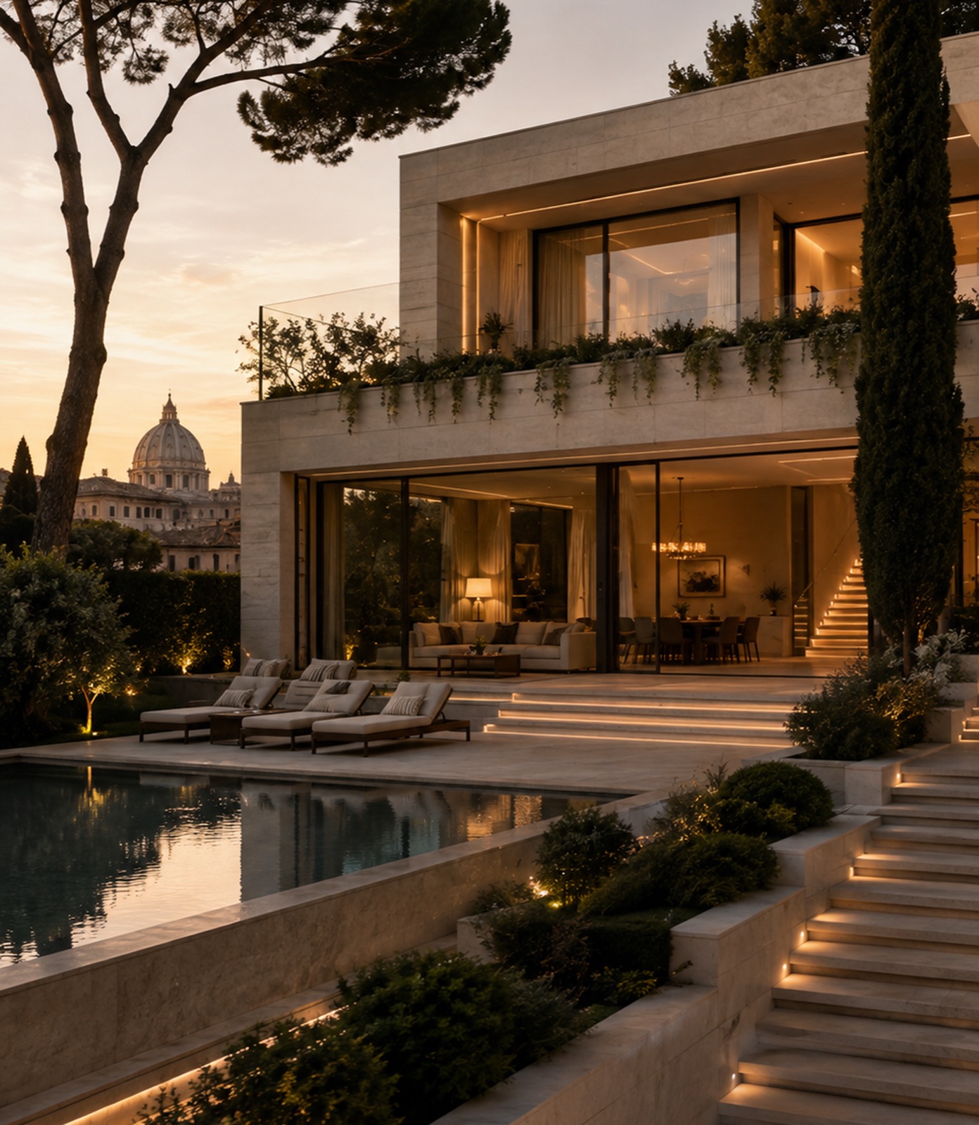 Luxury villas in Rome