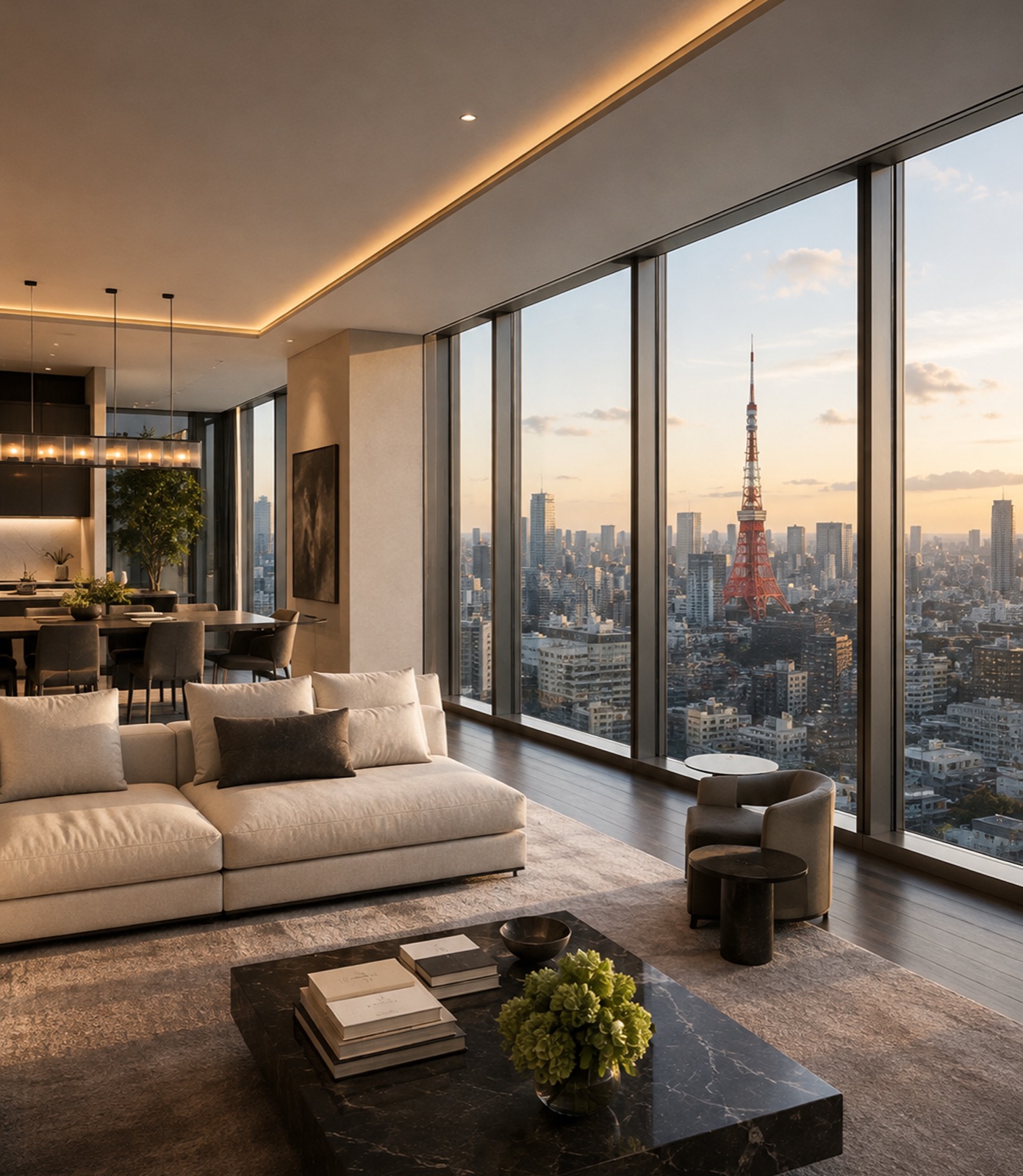 Luxury apartments in Tokyo